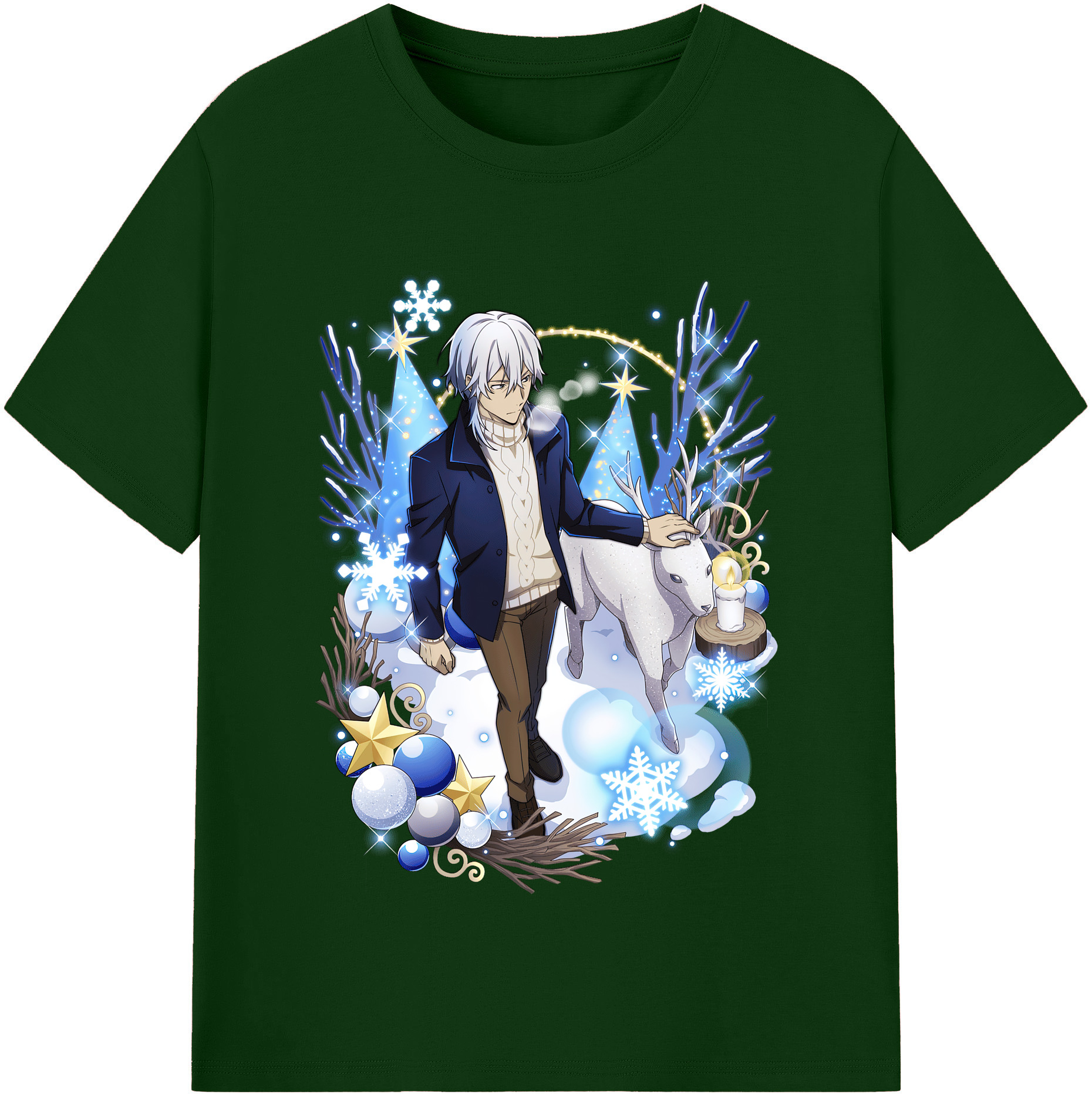 （画像用） 文豪ストレイドッグス Bungo Stray Dogs 綿100％半袖Tシャツ（フロントプリント）